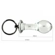 (image for) Pull Tab Round Head Glass Butt Plug