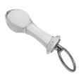 (image for) Pull Tab Round Head Glass Butt Plug