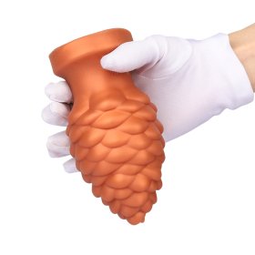 Pine Cone Short Silicone Butt Plug