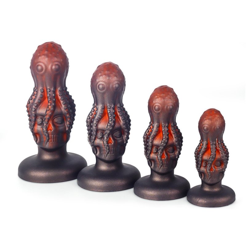 (image for) Octopus Skeleton Alien Multi-Color Butt Plug