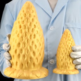 Strawberry Huge Butt Plug - Silicone