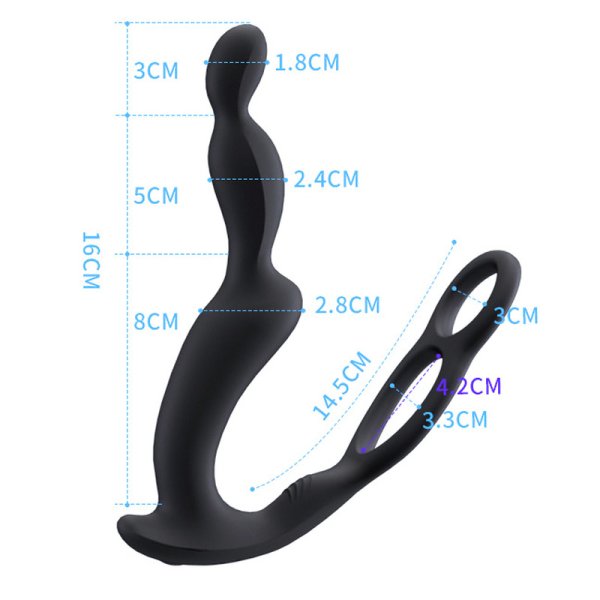 (image for) Double Ring Prostate Vibrator