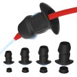(image for) Silicone Hollow Anal Plug With Stopper