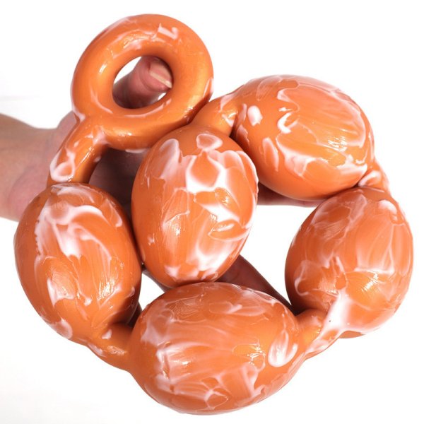 (image for) Ultra Soft Liquid Silicone Anal Beads