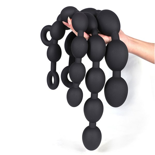 (image for) Ultra Soft Liquid Silicone Anal Beads