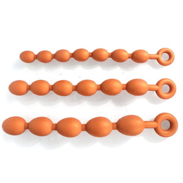 (image for) Ultra Soft Liquid Silicone Anal Beads