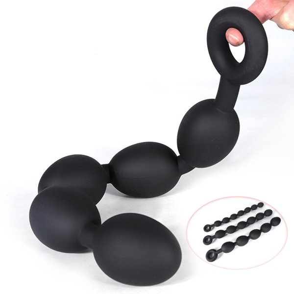 (image for) Ultra Soft Liquid Silicone Anal Beads