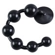 (image for) Overlength Liquid Silicone Round Beads Anal Plug