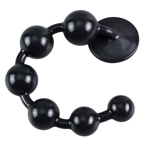 (image for) Overlength Liquid Silicone Round Beads Anal Plug