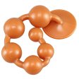 (image for) Overlength Liquid Silicone Round Beads Anal Plug