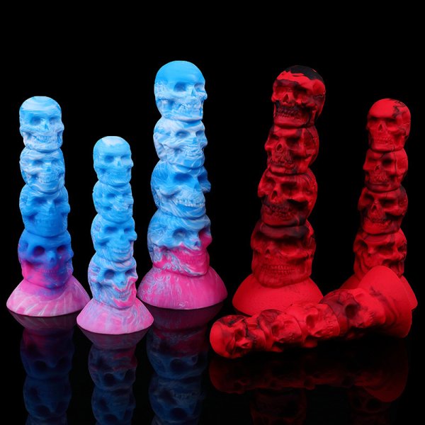 (image for) Spooky Scary Skeletons Anal Beads