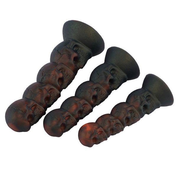 (image for) Frightful Fantasy Skull Anal Beads