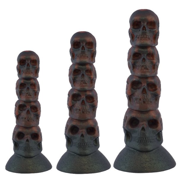(image for) Frightful Fantasy Skull Anal Beads