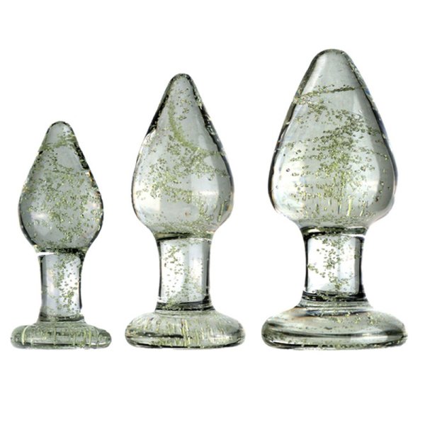 (image for) Glow In The Dark Glass Anal Butt