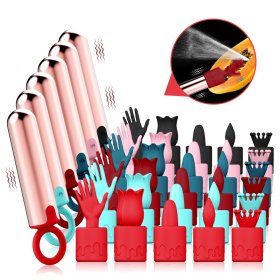 Bullet Vibrator with 5 Sleeves