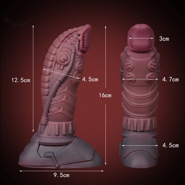 (image for) Realistic Alien Dildo with Strong Suction