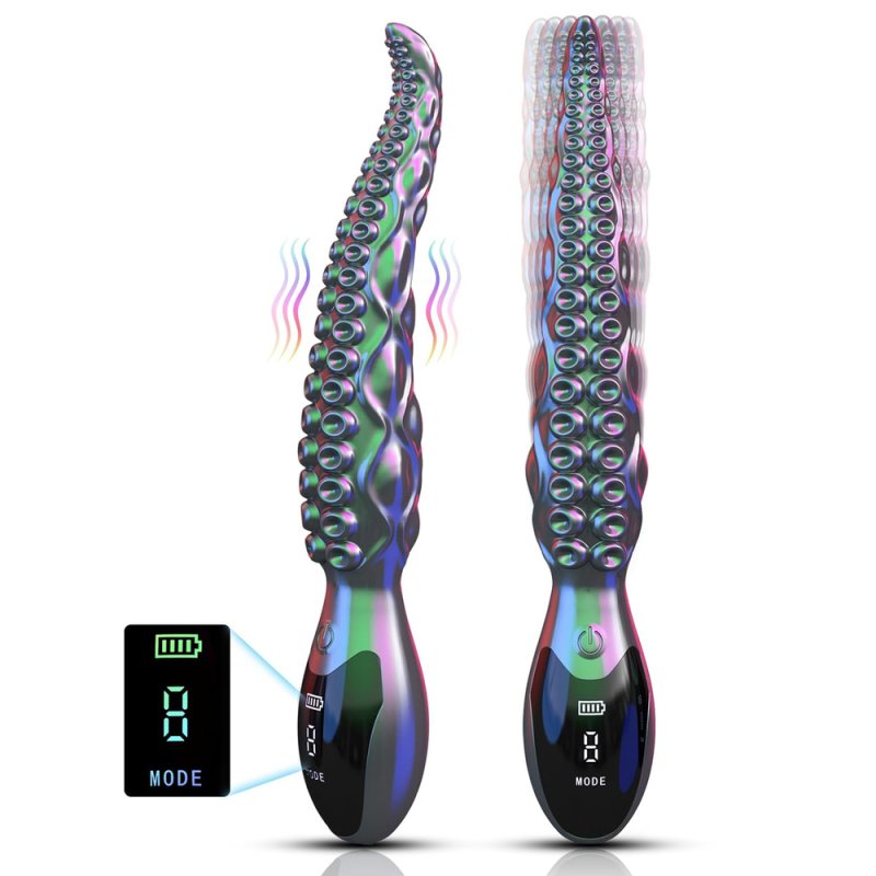 (image for) Huge Monster Vibrating Tentacle Dildo