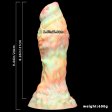 (image for) Leopard Color Mixing Silicone Dildo