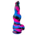 (image for) Dog Realistic Multicolor Dildo with Knot