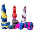 (image for) Dog Realistic Multicolor Dildo with Knot