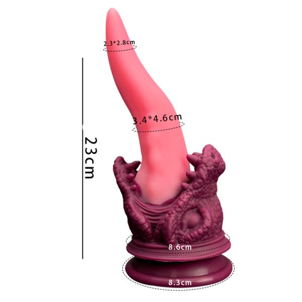 (image for) Ladon's Dragon Roar Tongue Dildo