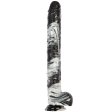 (image for) Black and White PVC Realistic Dildo 03