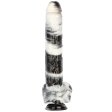 (image for) Black and White PVC Realistic Dildo 05