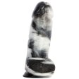 (image for) Black and White PVC Realistic Dildo 07