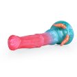 (image for) Alien Beast Cyan Rainbow 9.3" Dildo - A