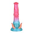 (image for) Alien Beast Cyan Rainbow 9.3" Dildo - A