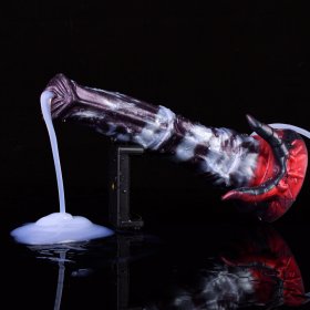 Squirting Alien Beast Night Elf 9.3" Dildo - A