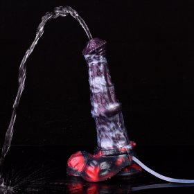 Squirting Alien Beast Night Elf 9.3" Dildo - B