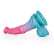 (image for) Alien Beast Cyan Rainbow 9.7" Dildo - C