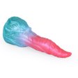 (image for) Alien Beast Cyan Rainbow 8.2" Dildo - D
