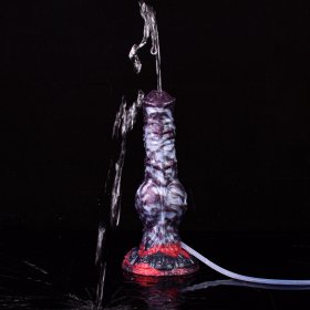 Squirting Alien Beast Night Elf 8.5" Dildo - F
