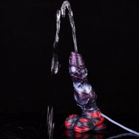 Squirting Alien Beast Night Elf 9.4" Dildo - H