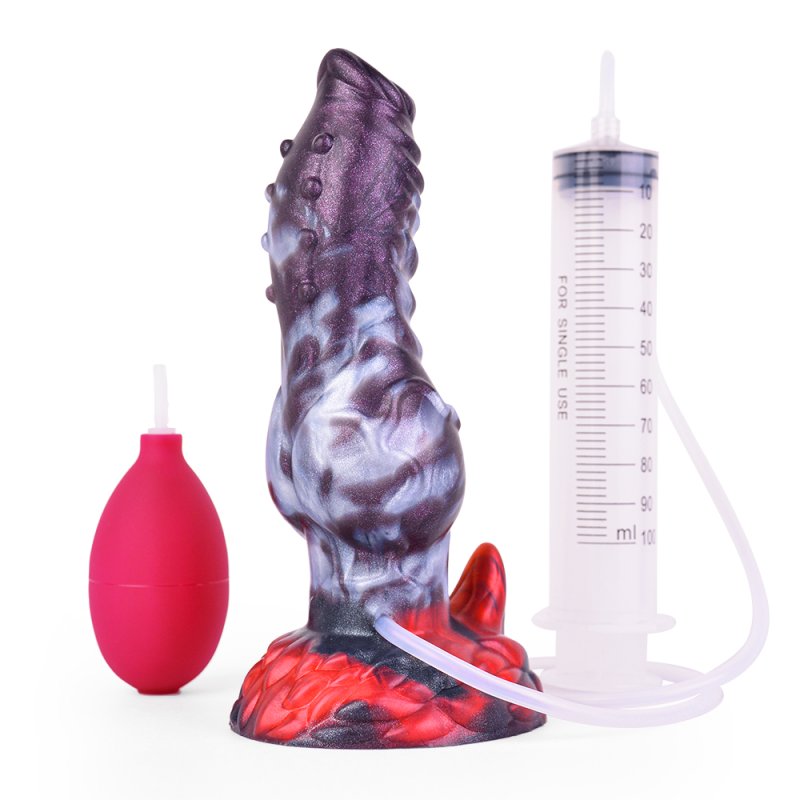 (image for) Squirting Alien Beast Night Elf 7.7\" Dildo - J