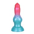 (image for) Alien Beast Cyan Rainbow 7.9" Dildo - K