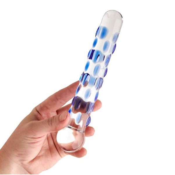 (image for) Rainfall Glass Dildo For Vaginal & Anal