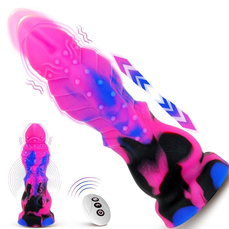 (image for) Fantasy Thrusting & Vibrating Monster Dildo