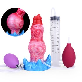 Squirting & Inflatable Monster Dildo - B
