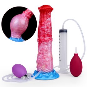 Squirting & Inflatable Monster Dildo - J