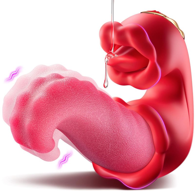 (image for) Tongue Licking Thrusting Clitoral Vibrator