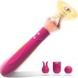 (image for) Three Heads Replacable Vibration Clit Massager Stick