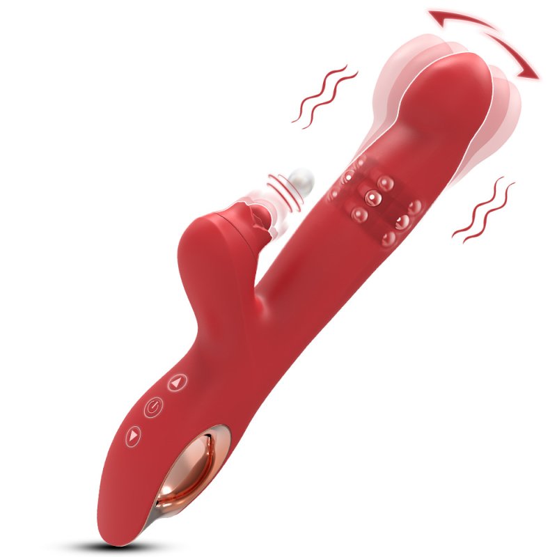 (image for) Tapping Beads Rabbit Vibrator
