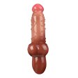 (image for) Testicle Realistic Dildo Rabbit Vibrator - 06