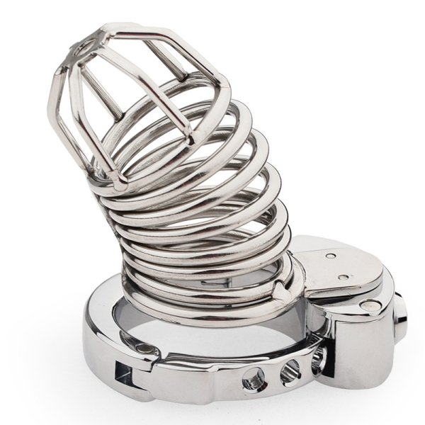 (image for) Male Chastity Bird Cage - Adjustable Ring