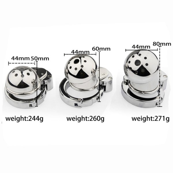 (image for) Exile Deluxe Locking Confinement Cage -Adjustable Ring