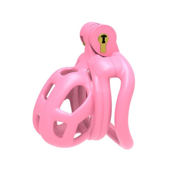 (image for) Cobra Chastity Cock Cage -Pink