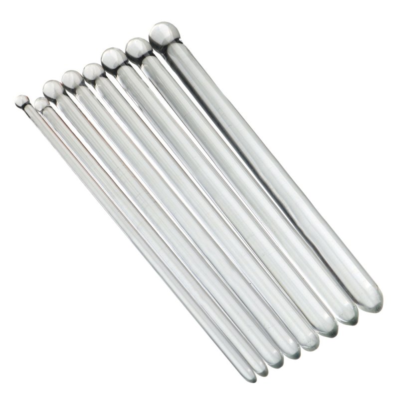 (image for) Clear Glass Smooth Urethral Plug Kit